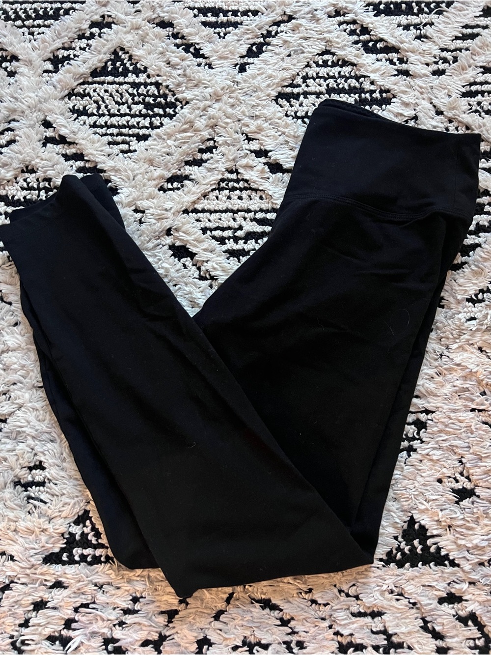 PINK Victoria's Secret Solid Black High-Rise Leggings